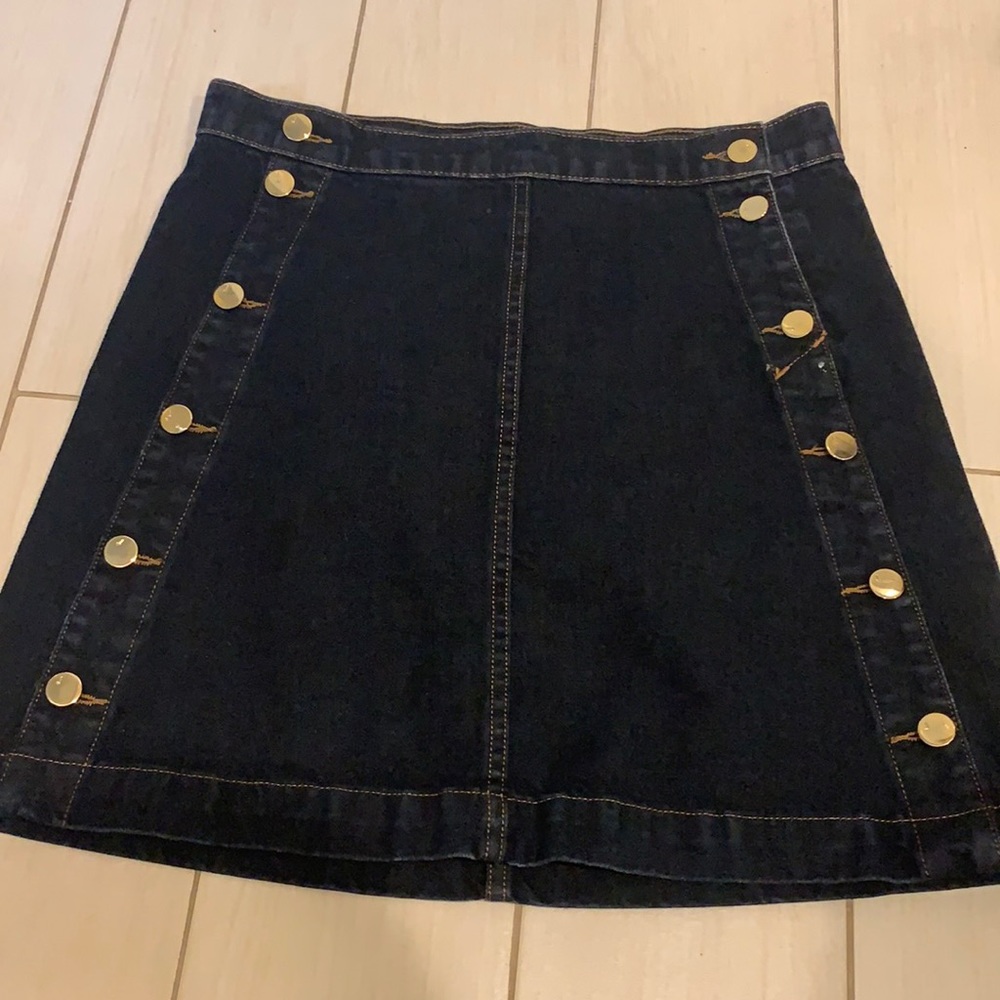 J Brand dark denim skirt